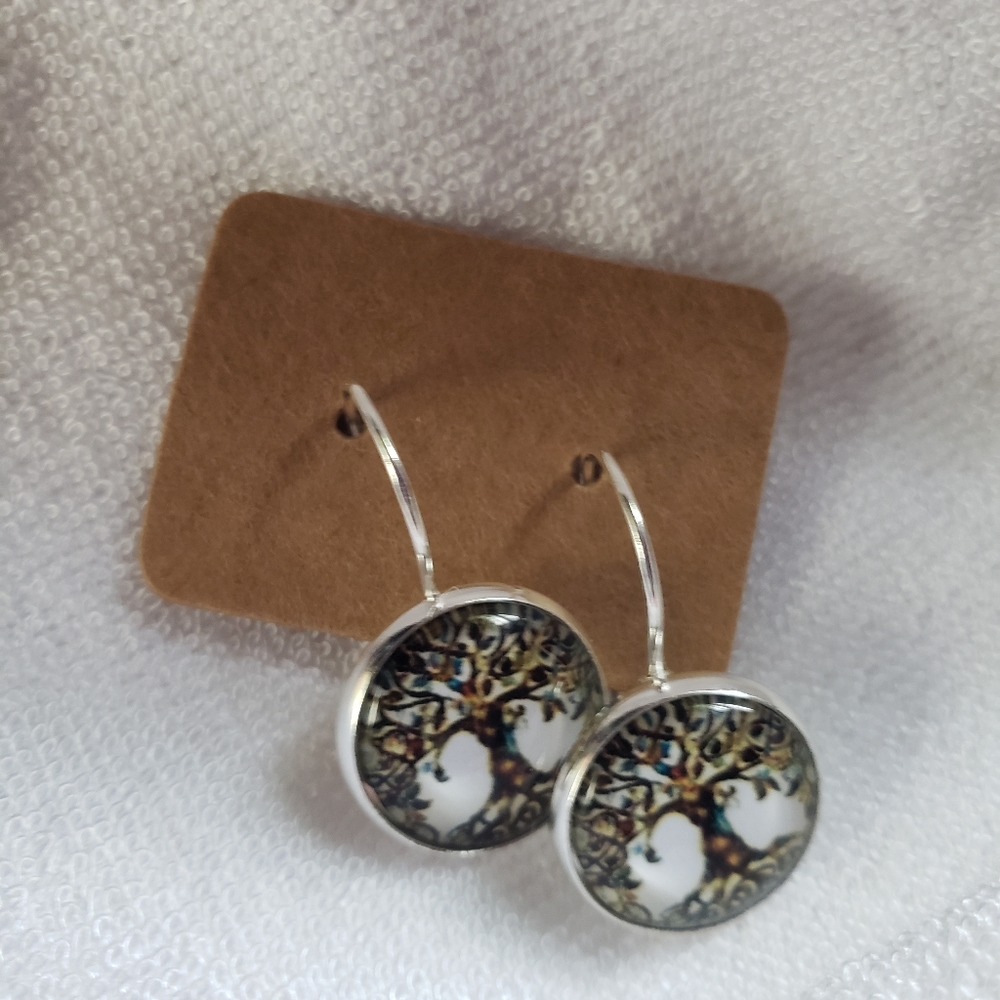 Celtic tree earrings